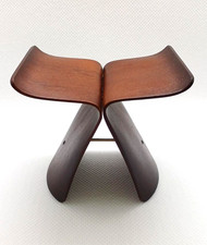 Vitra Miniature Butterfly Stool 1/6 Scale by Sori Yanagi w/ Box & Booklet