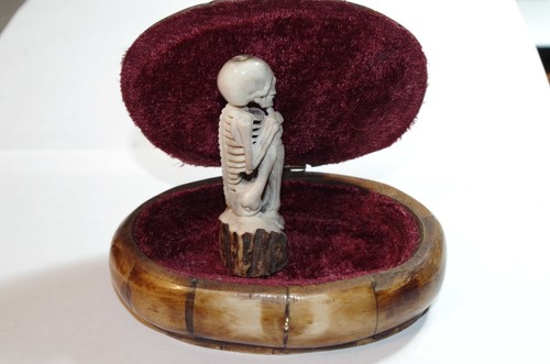Tödlein Talla Momia Cámara Maravilla Memento Mori Carga 12 cm - Imagen 10 de 12