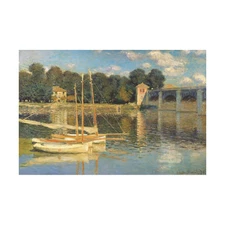 Claude Monet - The bridge of Algentje Hand-painted Oil Painting Wall Art