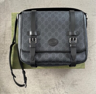 グッチ メッセンジャーバッグ A4 GG柄(360_90) GUCCI GG Messenger Bag | eBay