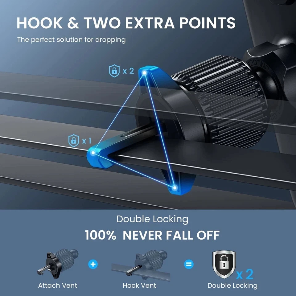 Soporte De Celular Para Auto Carro Coche Porta Telefono Rotacion 360 Universal - Image 2 of 4