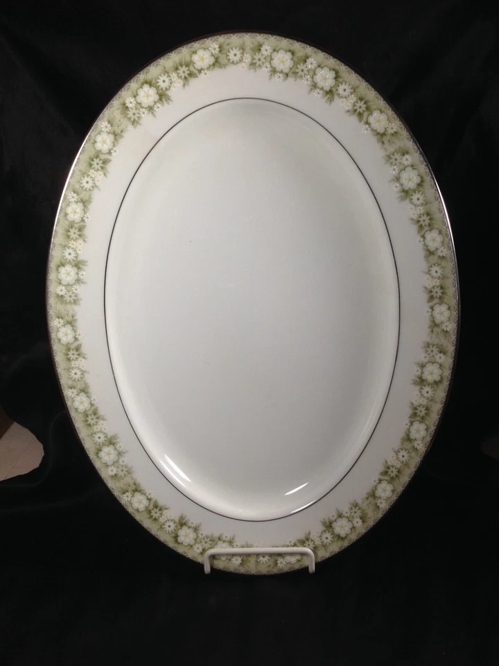 "Plato para servir oblongo vintage Noritake Princeton 13-5/8""" Foto 3 de 4