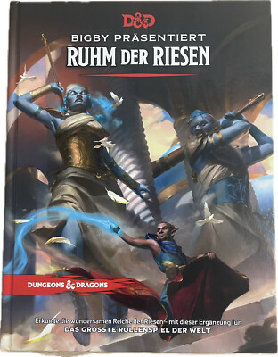 Dungeons & Dragons Bigby Präsentiert  Ruhm Der Riesen D&D  Pen & Paper PnP NEU