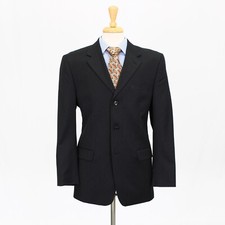 Jones New York 40R Gray Sport Coat Blazer Jacket Solid 3B Wool