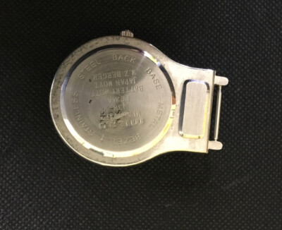 Quartz Men's Milan Pocket Watch 3-D Deer for Belt Clip