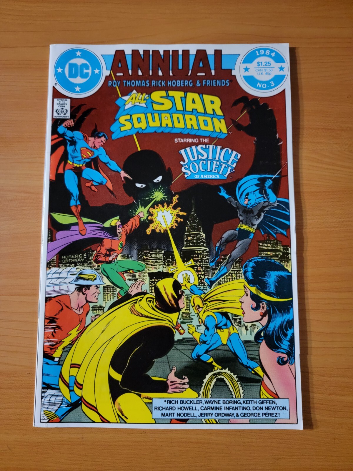 All-Star Squadron Annual #3 Direct Market ~ NEAR MINT NM ~ 1984 DC ...