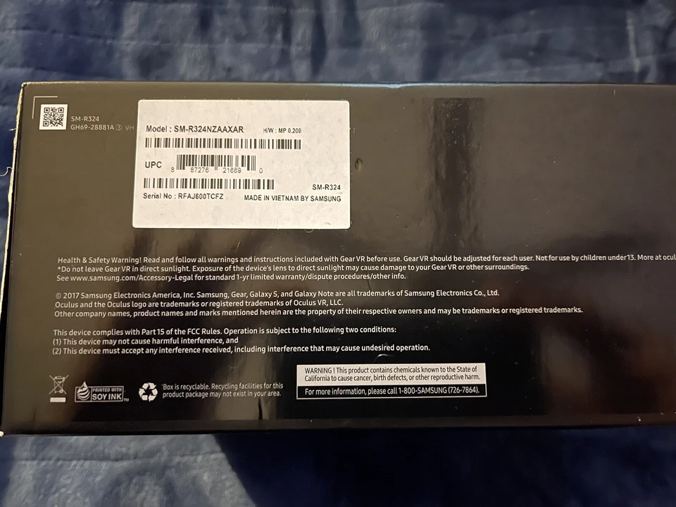 Samsung Galaxy Gear VR with Controller by Oculus SM-R324 S8 S8+ S7 Note5 S6 New - Image 4 of 4