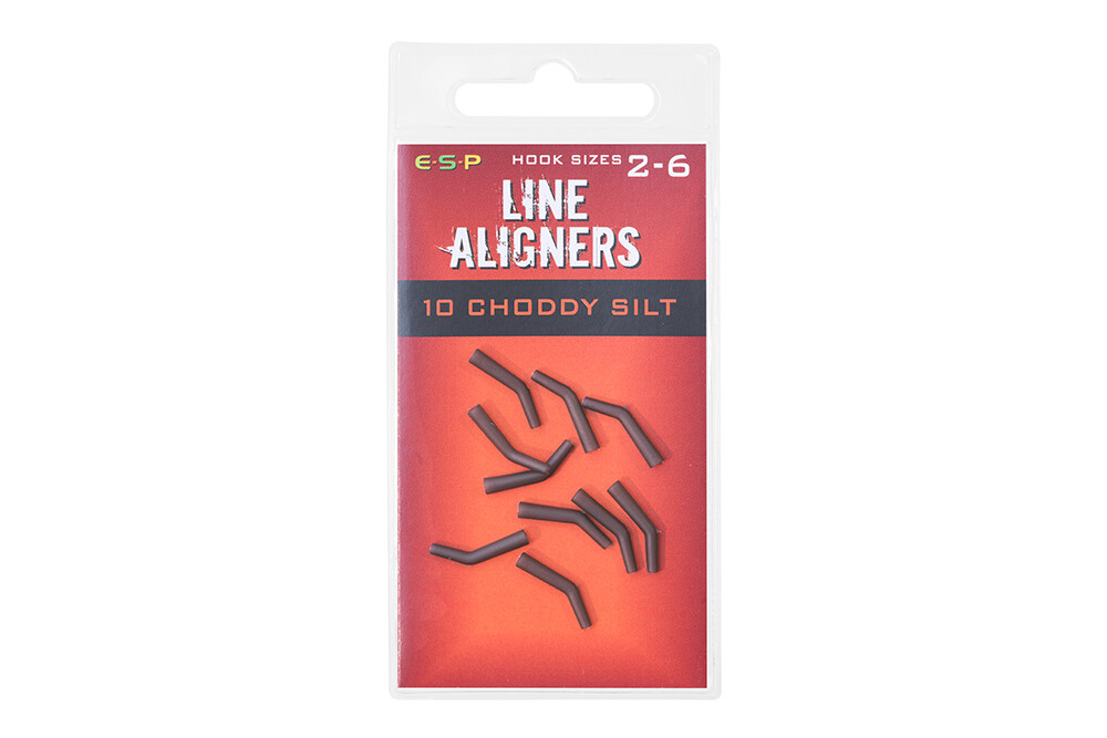 ESP CARP FISHING LINE ALIGNERS - 10 PER PACK In WEEDY, CAMO or CHODDY SILT
