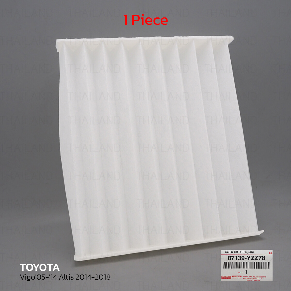 Carbin Air Filter AC 87139-YZZ78 Fits Toyota Hilux 05 - 14 Corolla