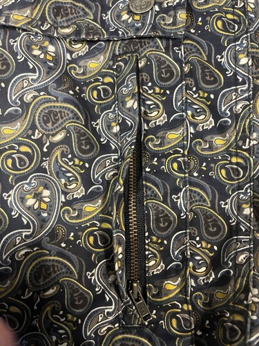 Pretty Green Paisley Print Short Parka Size M Liam Gallagher Style - Picture 13 of 22