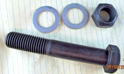 #ad 1quot; X 6quot; 8 UNC Grade 8 Hex Head Cap Screw Top Lock Nut 2 Washers A7B1 $8.75