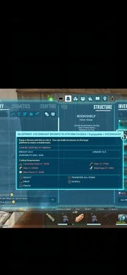 ARK Survival Ascended - Progetti Tek (Blueprint) Per PVE, Chiave Digitale Per PS5/XBOX/PC