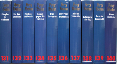 Perry Rhodan Blauband Blaubände blau blaue Edition Band 131 - 140 in Z1, Z1-2