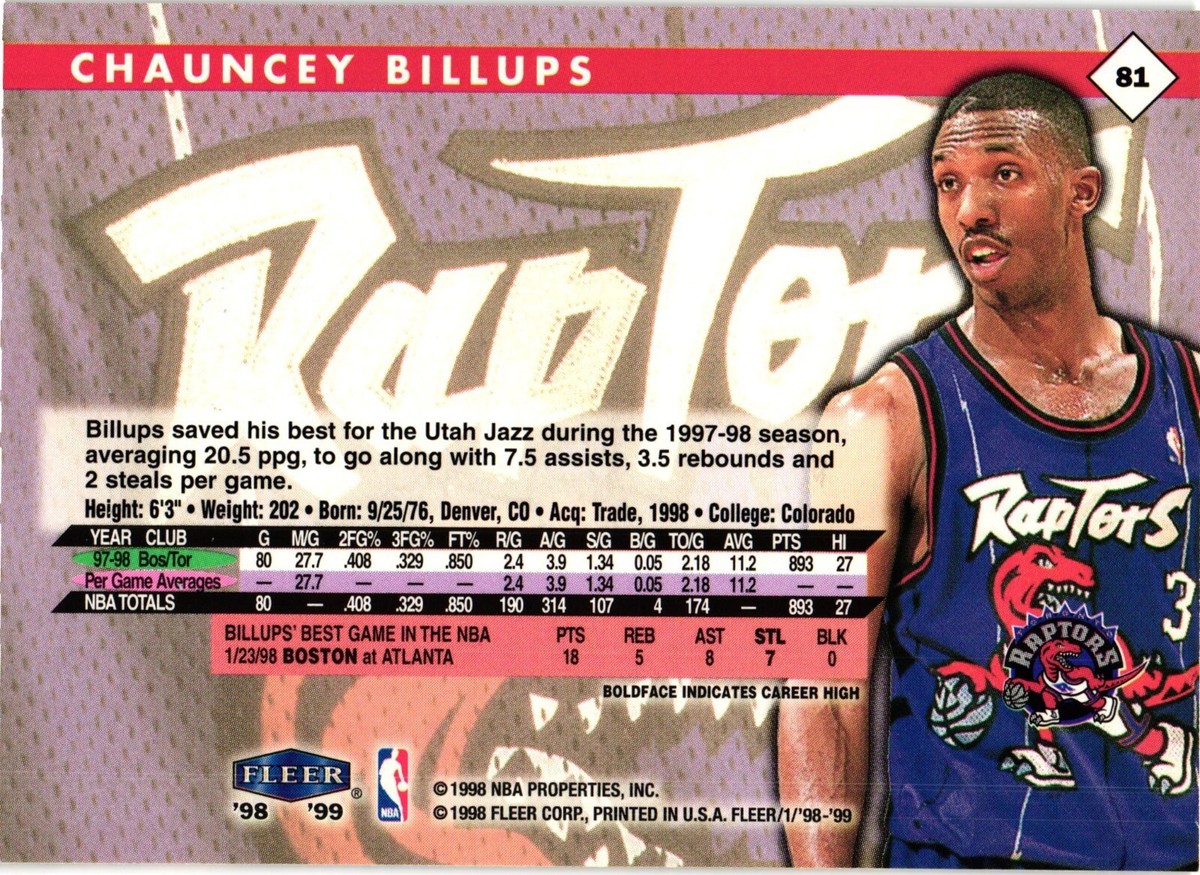 その他 9798 showcase legacy row0 C.Billups RC 1997-98 CHAUNCEY BILLUPS TOPPS #181 ROOKIE RC DETROIT