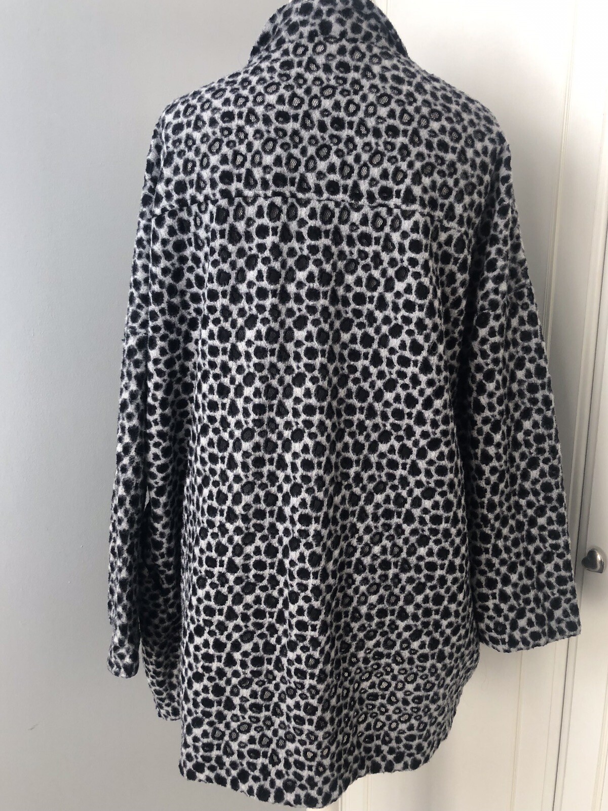 Religion Corvus Waterfall Cardigan UK 18 Animal Print Lagenlook Pockets