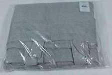 Miami Cloud Grey Solid Sheer Hook Looptab Indoor/Outdoor Curtain-FREE SHIP-A14
