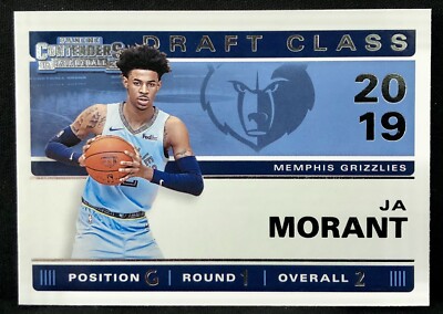 2019 PANINI CONTENDERS JA MORANT ROOKIE NM / M #2 | eBay