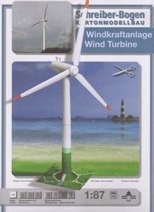 Card Model Kit Wind Turbine Ebay