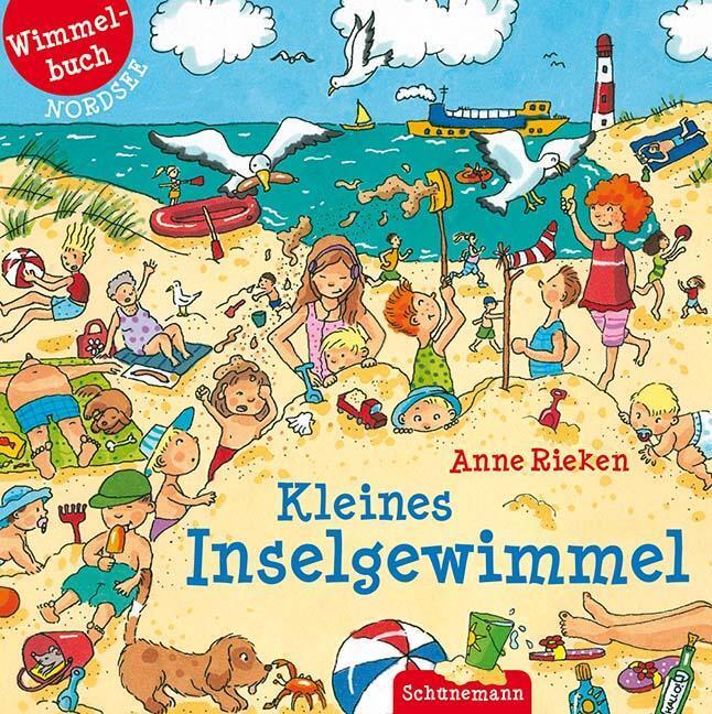 Thumbnail - Kleines Inselgewimmel | Wimmelbuch Nordsee | Anne Rieken | Buch | 20