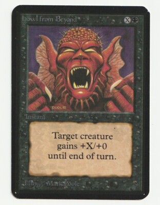 Howl from Beyond (NM) #111 Limited Edition Alpha LEA see pics Magic card MTG