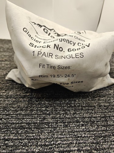 Glacier Chain 6085V Glacier Emergency Truck Chain for Rim 19.5"-24.5" - Picture 4 of 6