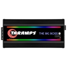 Taramps The Big Boss 8 Bass Black Amplifier 0.5~2 Ohms 8000W RMS RGB Effects