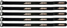 Apex RC Products 20mm X 400mm Lipo Battery / Camera Straps - 5 Pack #3052