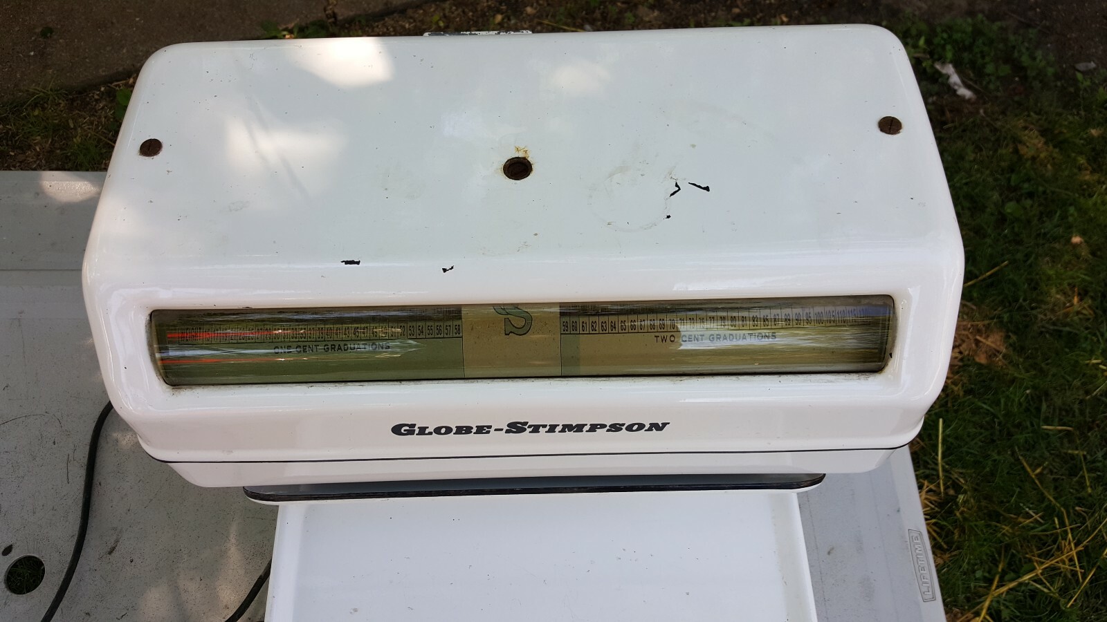 VINTAGE 1950's GLOBE STIMPSON Commercial Meat Scale eBay