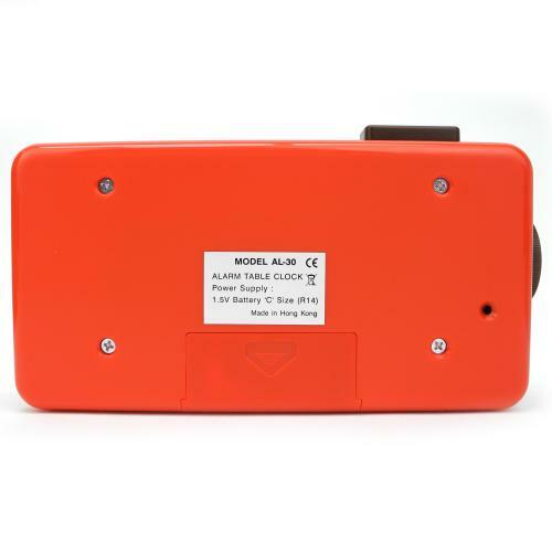 TWEMCO Rectangular Style Retro Bedroom Desktop Alarm Clock AL30