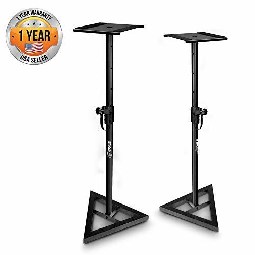 Pyle PSTND35.5 Telescoping Height Adjustable Speaker Stand From 26