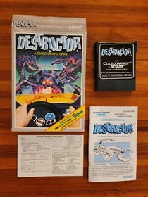 VTG COLECO VISION 2400 CONSOLE SYSTEM, BOX, MANUALS, 3 VIDEO GAME ORIGINAL RARE