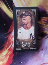 2024 Allen & Ginter Mini AARON JUDGE Black Border Base Cards #86 NM Rare HTF