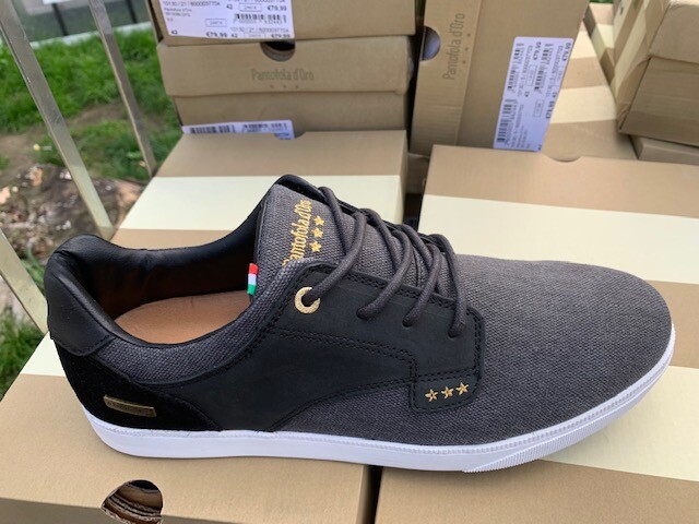 PANTOFOLA D’ORO Pantofola D'Oro DOP Prato Canvas Low Men nuovo taglia:41 nero Ascoli Imola