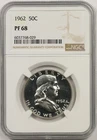 1962 50C NGC PF 68 Franklin Half Dollar