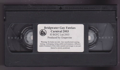 Bridgwater Guy Fawkes Carnival 2003 (VHS) - Picture 3 of 3