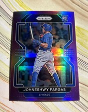 2022 Panini Prizm Johneshwy Fargas Purple Prizm Rookie RC Cubs #144 Tier II