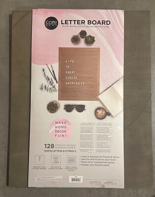 NEW Core Home Letter Board wall display 128 pcs.  18 x 12 classroom CAFE Sign