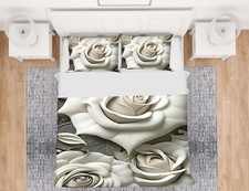 Copricuscino 3D Rose Foglie Q1019 Trapuntino Copriletto Panda 2023