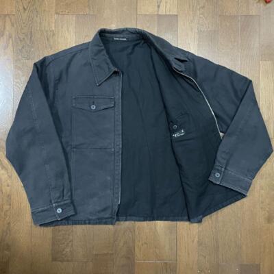 ジャケット・アウター 90s agnes b. PVC jacket made in France agnes b 90s homme zip Work Jacket Black made in France USED