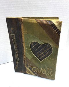 NEW Hawaii Handmade Leaf Photo Album Scrapbook Journal Natural Organic Design | eBay