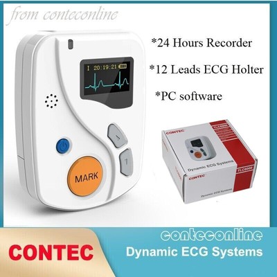 TLC6000 Dynamic ECG Systems 12 lead 24 hour holter Recorder pc software