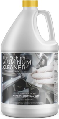Aluminum Cleaner & Brightener High Shine Polisher Removes Grease & Oxidation