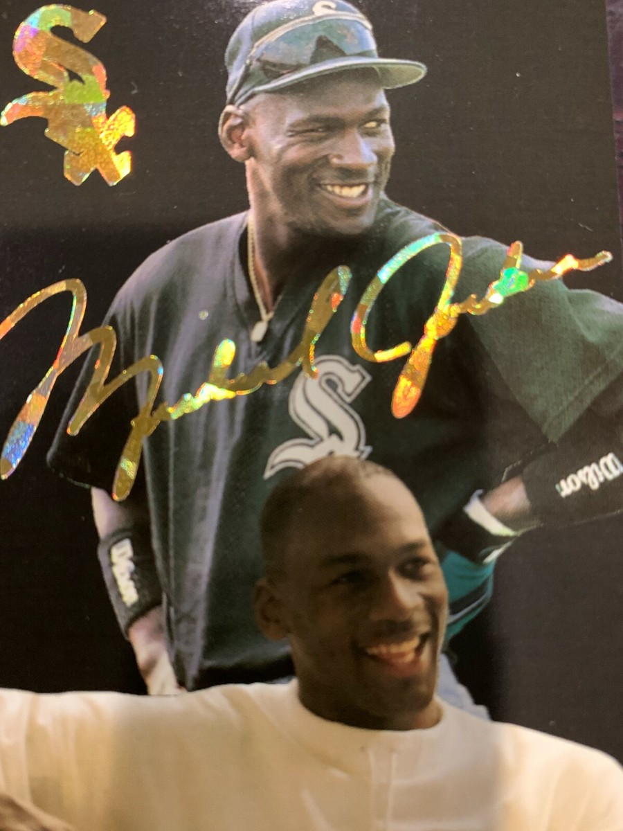 Michael Jordan Rookie VERY RARE GOLD signature baseball card - The
