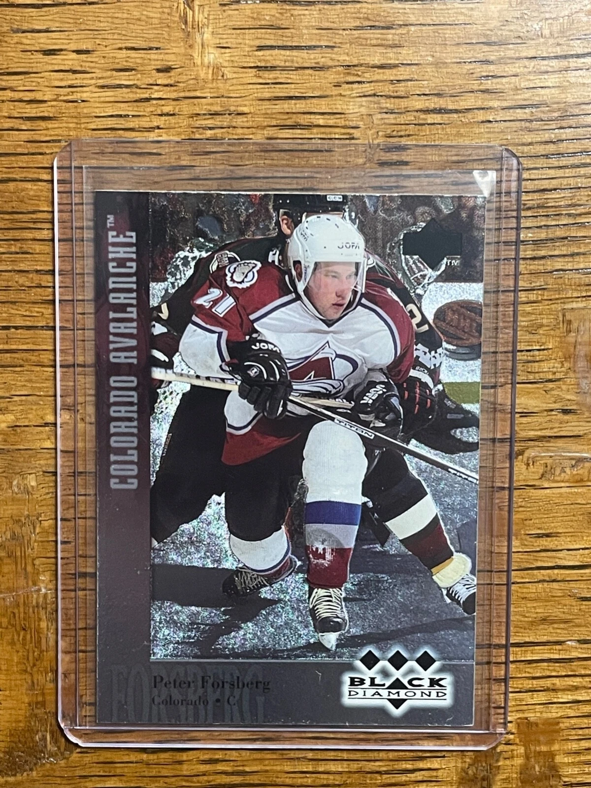1996-97 Black Diamond Triple Diamond Peter Forsberg #171 SP RARE