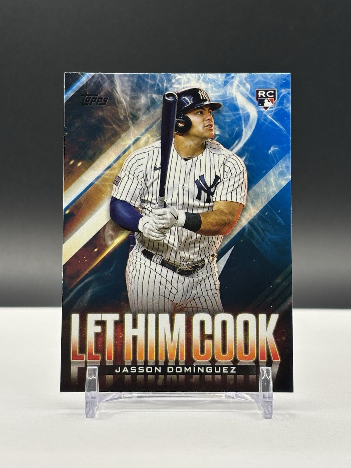 2024 Topps Update #LHC-7 - Jasson Dominguez - Let Him Cook Blue Insert SP - NNY