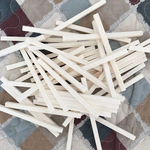 10x Buffalo Bone Flat Blank Slice 100x7x7mm - Picture 2 of 2