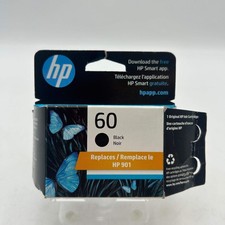 HP 60 Black Printer Ink Cartridge - New In Box