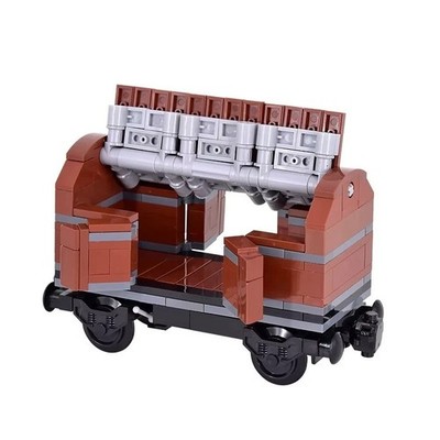MOC Car Base Loader Covered Carriage Building Block Model Kit Toy Gift