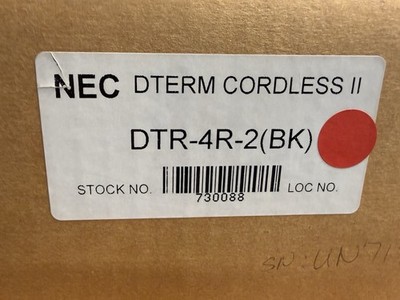 NEC DTR-4R-2 BK Cordless Phone With Terminal Refurbished  730088
