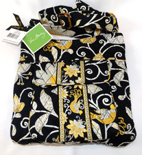 VERA BRADLEY Rare Find New with Tag Hipster Crossbody Purse Yellow Bird - Black